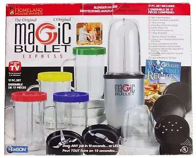 The Original Magic Bullet Express 17 Piece Blender Set 7 • $32.77