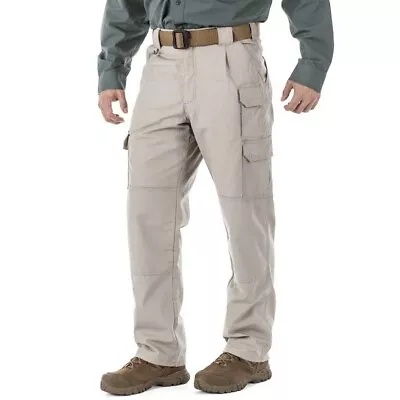 5.11 Tactical Cotton Canvas Cargo Pocket Pant In Khaki Size 34/30 • $22