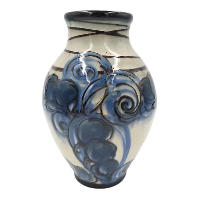 Antique 1920s Skonvirke Jugendstil Art Nouveau Danico Danish Pottery Vase #10 • $135.99