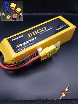 3300Mah 6S Lipo Battery Pack 22.2v 30C -60C Liperior - UK Seller • £54.99