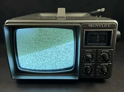 Bentley Deluxe Portable 5-inch Black & White Television • $35