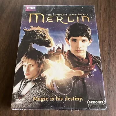 Merlin: The Complete First Season 1 / New In Case / DVD 2010 5-Disc Set • $12.79