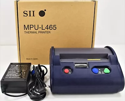 Seiko SII MPU-L465-E USB Mobile Thermal Label & Receipt Printer • $16.98