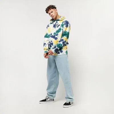 Vans Mens Ice Tie Dye Hoodie / Green Yellow / RRP £70 • £21.60