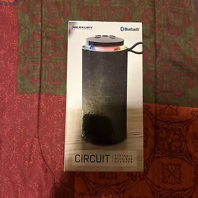 Bluetooth Merkury Circuit Portable Wireless Black Lightweight Bluetooth Speaker • $5