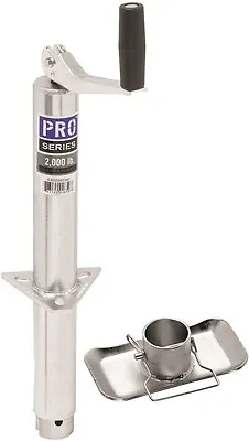 Pro Series Round 2000 Lb A-Frame Trailer Jack Topwind 14  Lift Zinc W/ Footplate • $59.90