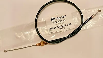 Genuine Tohatsu 4 5 6 HP 4 Stroke Outboard Tiller Throttle Cable MFS4 MFS5 MFS6 • $23.34