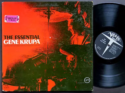 $8.99 • Buy GENE KRUPA The Essential LP VERVE RECORDS V-8571 MONO Anita O'Day Roy Eldridge