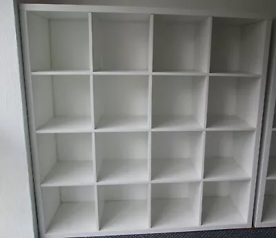 White Ikea Kallax 4x4 16 Cube Unit • £45