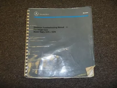 1977 Mercedes Benz 450SEL 450SL 450SLC Electrical Wiring Diagram Manual • $144.02