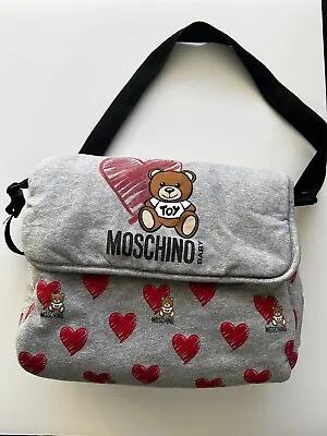 Love Moschino Baby Bag Gray With Changing Pad. • $100