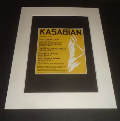 KASABIAN 2005 Tour-Mounted Original Advert • £7.50