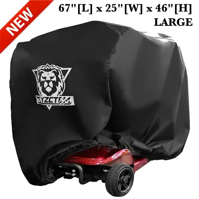 Large Mobility Scooter Cover All Weather Electric Wheelchair 4 Wheel Waterproof • $26.31