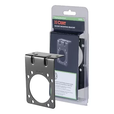 CURT 58291 Connector Mounting Bracket For 7-Way RV Blade (Black Packaged) • $8.95