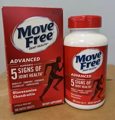 Schiff Move Free ULTRA TRIPLE ACTION Joint Cartilage Bone 200 Tablets EXP 5/2025 • $24
