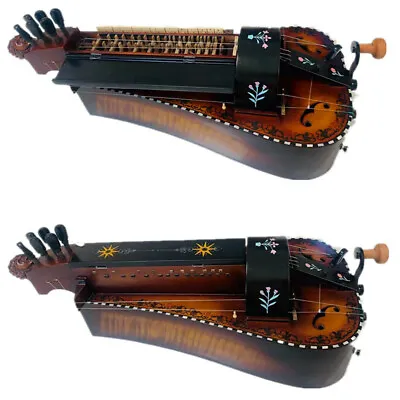  Hand Made 6 Strings 24 Keys Hurdy GurdyMaple Woodinlaid Shell Wowan Face • $1299