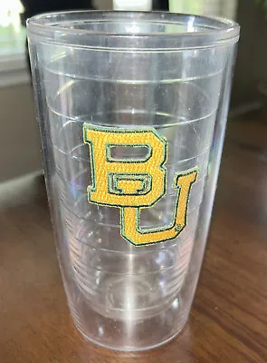 Baylor Bears Tervis Tumbler NCAA Gold Patch 16 Oz Lifetime Guarantee • $10.99