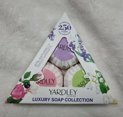 £6.99 • Buy Yardley Luxury Soap Collection English Lavender Rose Lily Of The Valley 3 X 50g