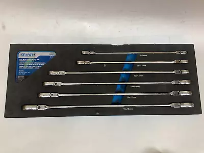 Mac Tool Expert 6Pc Metric LONG Flex Head Ratchet Wrench Set W/Foam Tray E111050 • $250