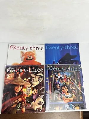 D23 Disney Twenty Three Magazine Lot Of 4 Seeing Red Encanto Raya Soul 3 Sealed • $27.50