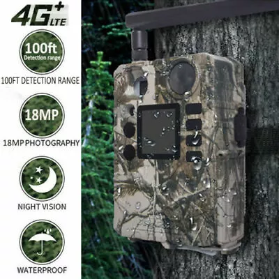 4G-LET Cellular Trail Camera Mobile AT&T Game Cam Night Vision Motion Activated • $101.99