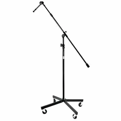 On-Stage Stands Tripod Studio Mic Boom With 7  Mini Boom Extension And Casters ( • $166.95