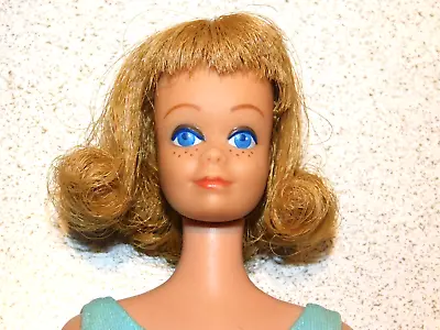 Barbie:  VINTAGE Blonde STRAIGHT LEG MIDGE Doll! • $50