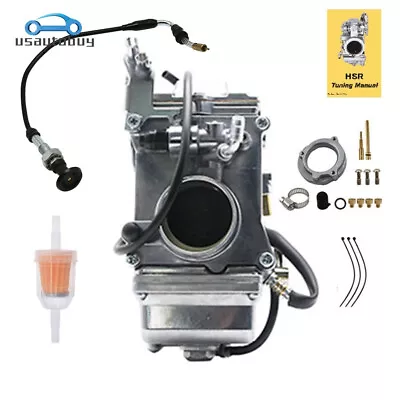 For Mikuni HSR 42mm Polished HSR42 Carb Carburetor 1990-2006 Harley Evo TM42-6PK • $109.99