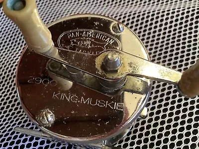 Vintage Pan American 2900 King Muskie Fishing Reel • $22