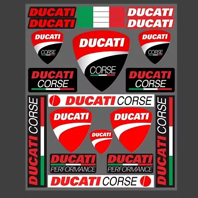 1 Set Reflective Ducati Sticker Decal Helmet Decal For Ducati Multistrada • $6.40