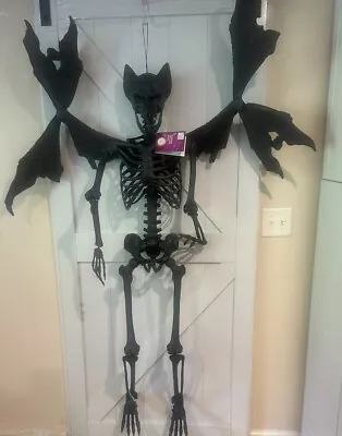 Home Depot 5 FT. Poseable Skeleton Bat Home Accents Sold Out! • $149