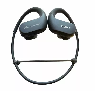 Sony NW-WS413 4GB Walkman Headphone Wearable Sports MP3 Player Black Used • $37.99