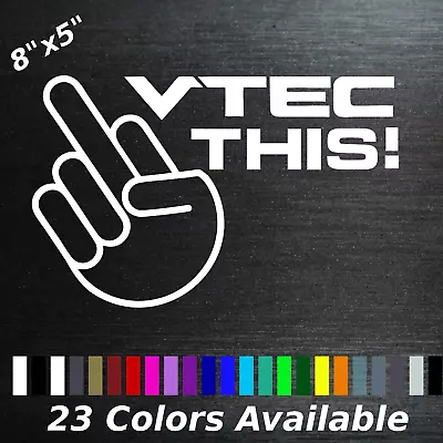 V Tech This Middle Finger Decal Sticker  • $10.76