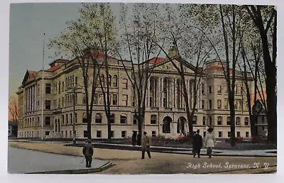 Syracuse NY-New York High School Posted 1913 Vintage Postcard • $2.99