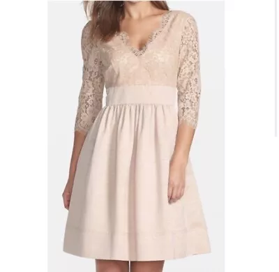 Eliza J. Cocktail Party Lace  Fit And Flare Dress • $42