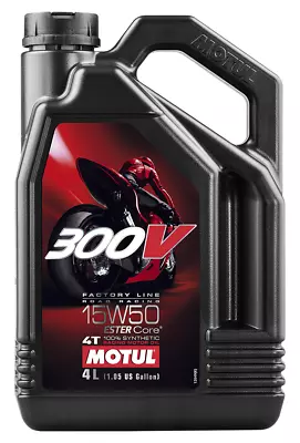 Motul 104129 300V Synthetic Road Racing Motorcycle Oil 4L • $69.99