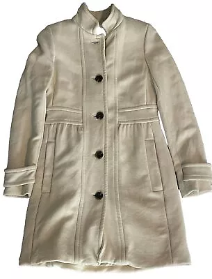 J Crew Lady Day Coat Double Cloth Wool Blend Women’s  Size 2 • $74.99