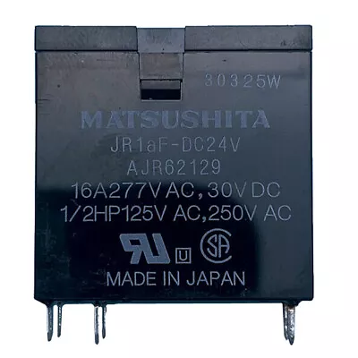 2Pcs MATSUSHITA JR1aF-DC24V AJR62129 24VDC Power Relay 16A 250VAC 6Pins • $12.59