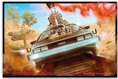 Back To The Future Part III 3 Movie Poster Lithograph Print Art 24x36 Mondo BTTF • $119.99