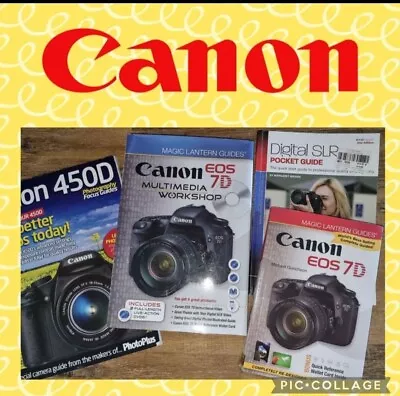 Canon Eos 450D 7D + Multimedia Photography Books Magic Lantern Lark BULK • $24.95