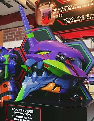 $86.41 • Buy Evangelion Popcorn Bucket Limited Unit 01 Universal Studios Japan USJ