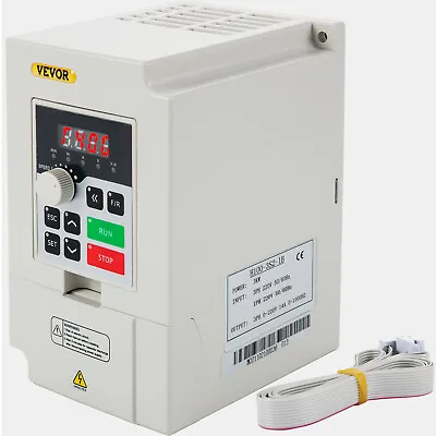 VEVOR 3KW 4HP 220V Variable Frequency Drive Inverter Converter 1 To 3 Phase VFD • $98.99