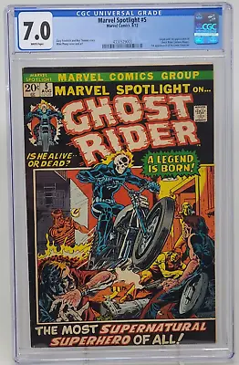 Marvel Spotlight #5 ~ Marvel 1972 ~ Cgc 7.0 ~ 1st Ghost Rider • $2459