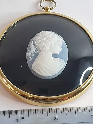 Ponytailed Girl In Cameo From The Miniature World Of Peter Bates • £10