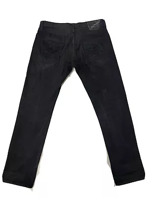 Ed Hardy Mens Premium Denim Jeans Black Panther Embroidered Christian￼ Audigier • $80