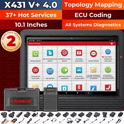 2024 LAUNCH X431 V+ 4.0 PRO Car Diagnostic Scanner Tool Bidirectional FCA SGW • $849