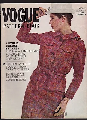 VOGUE PATTERN BOOK 1964 August September Quick Dispatch FREE GIFT WRAP  • $37.32