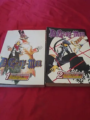 D. Gray-Man Manga Book Lot Vol 1 & 2- By Hoshino Katsura Shonen Jump Viz Media • $10