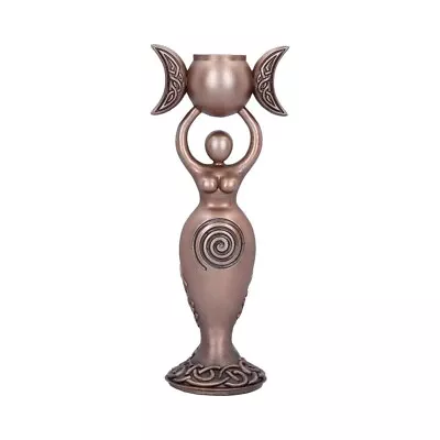 Spiral Goddess Candle Holder Statue Pagan Alter Figurine 20cm Nemesis NEW BOXED • £17.85