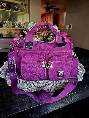 Kipling Large Tote Crossbody Bag FUSCHIA • $6.75